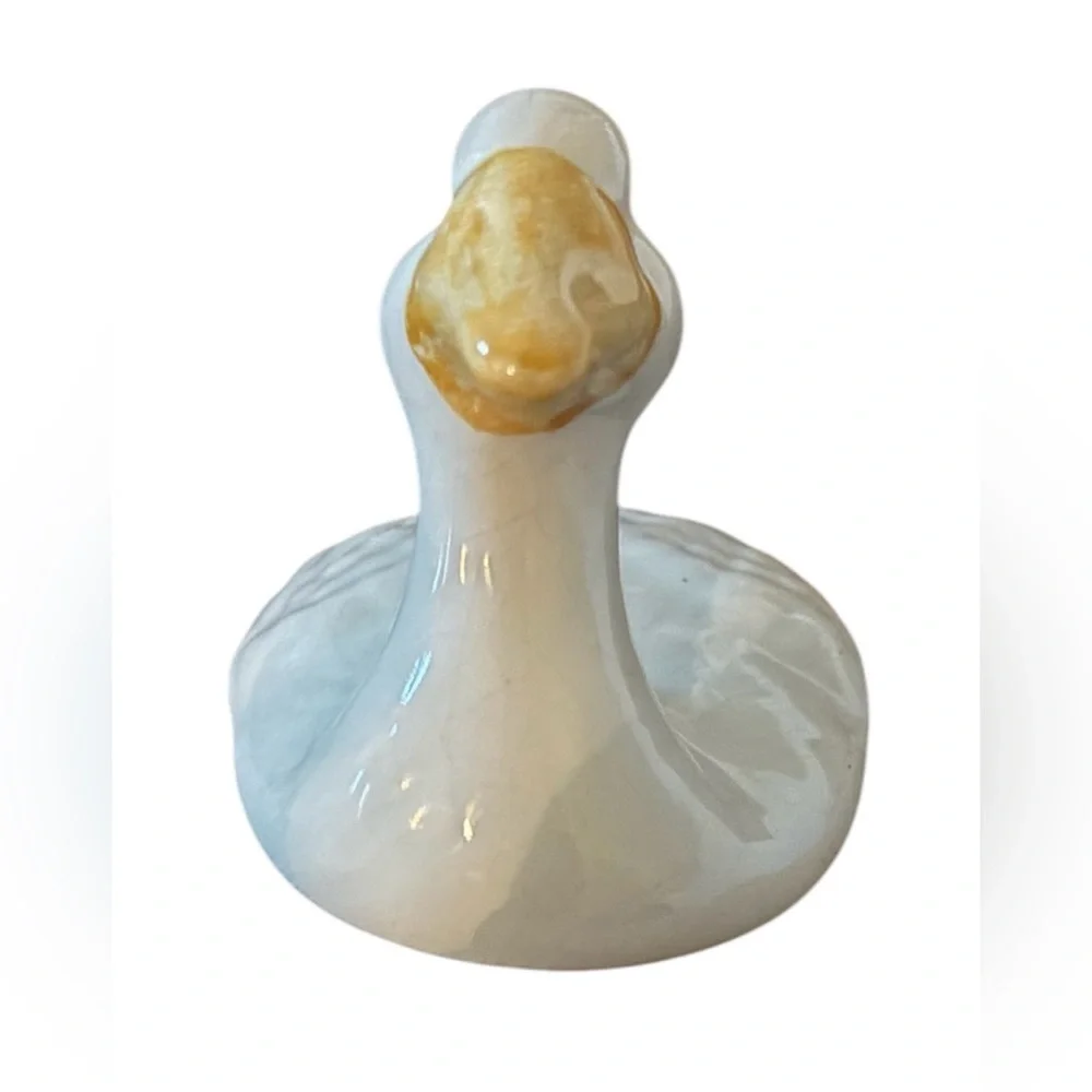 Vintage ceramic duck casserole dish with lid 2 two pieces
